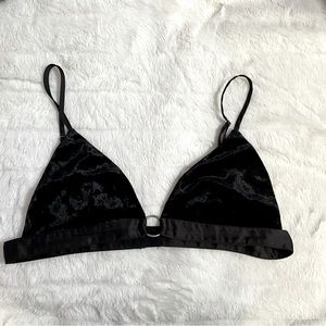 Black Velvet Bralette